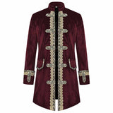 Court Medieval Stand Collar Retro Tuxedo Costume 03 | Gthic.com