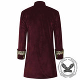 Court Medieval Stand Collar Retro Tuxedo Costume