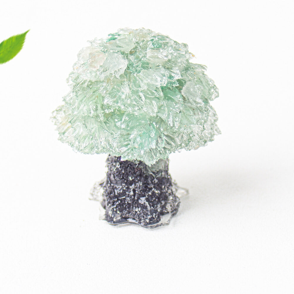 Creative Crystal Pebble Resin Money Tree Figurine
