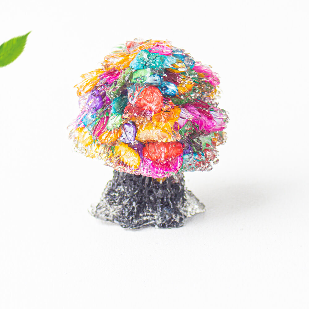 Creative Crystal Pebble Resin Money Tree Figurine