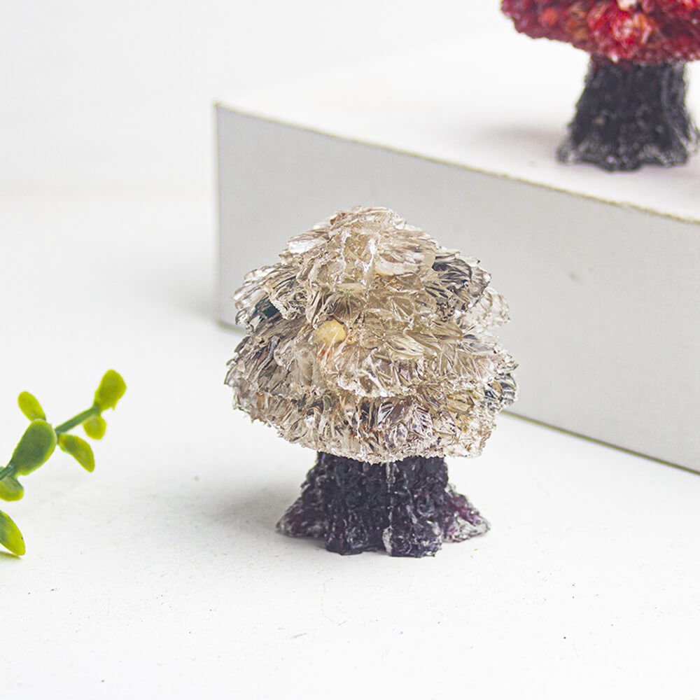 Creative Crystal Pebble Resin Money Tree Figurine