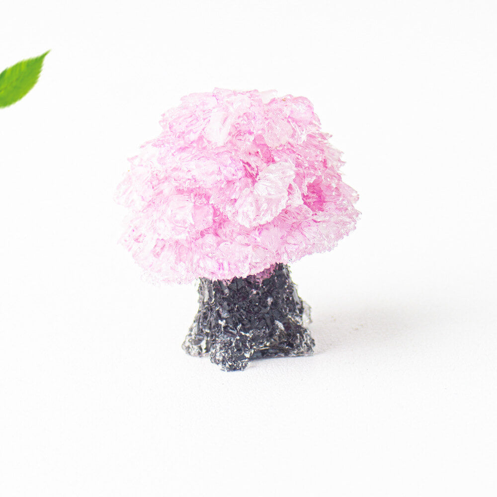 Creative Crystal Pebble Resin Money Tree Figurine