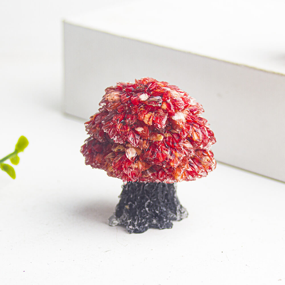 Creative Crystal Pebble Resin Money Tree Figurine