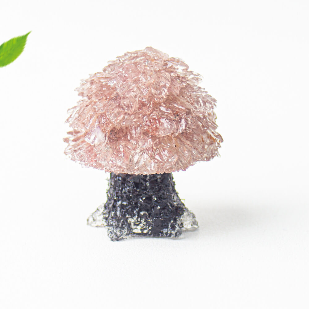 Creative Crystal Pebble Resin Money Tree Figurine