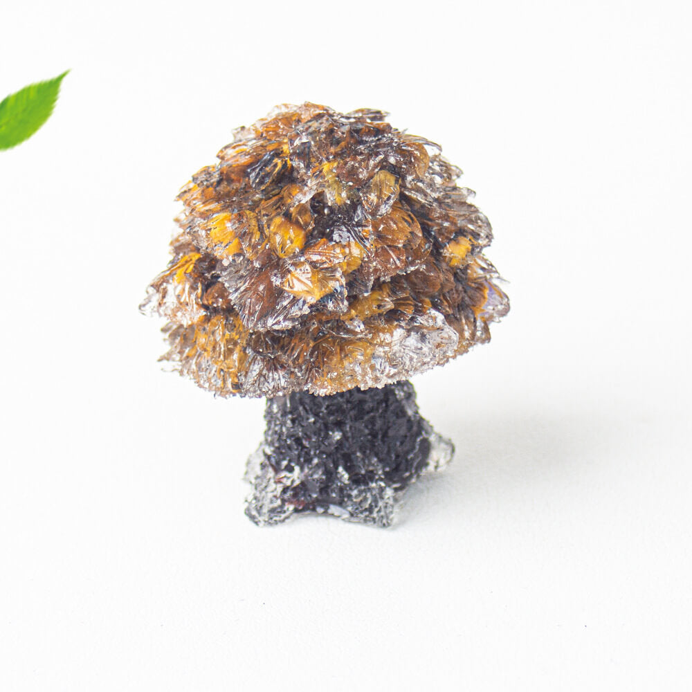 Creative Crystal Pebble Resin Money Tree Figurine