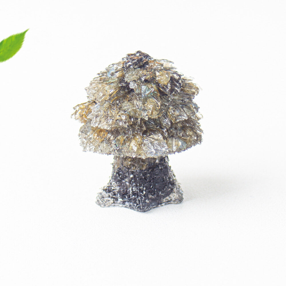 Creative Crystal Pebble Resin Money Tree Figurine
