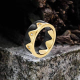 Creative Detachable Diamond Crown Stainless Steel Ring