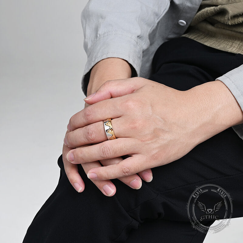 Creative Detachable Diamond Crown Stainless Steel Ring | Gthic.com