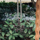 Creative Pentagram Shaped Stainless Steel Pendant