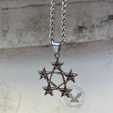 Creative Pentagram Shaped Stainless Steel Pendant | Gthic.com
