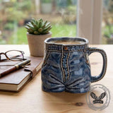 Creative Retro Denim Jeans-Style Ceramic Mug | Gthic.com
