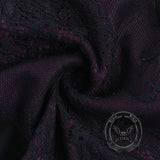 Cross Lace Slim Back See-through Gothic Suspender