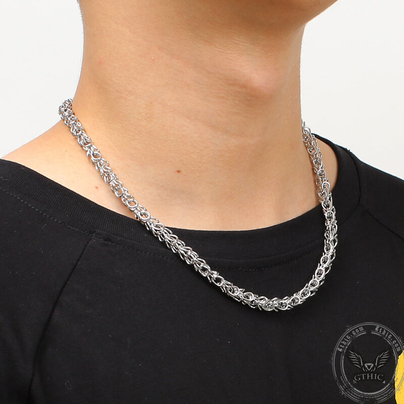 Crown Chain Stainless Steel Necklace | Gthic.com