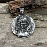 Crown of Thorns Jesus Stainless Steel Pendant | Gthic.com
