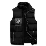 Crows Before Bros Casual Zip Warm Vest Top