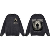 Cryptid Dad Hard to Find Bigfoot Vintage Washed Sweatshirt | Gthic.com