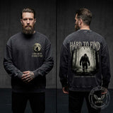Cryptid Dad Hard to Find Bigfoot Vintage Washed Sweatshirt | Gthic.com