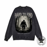Cryptid Dad Hard to Find Bigfoot Vintage Washed Sweatshirt