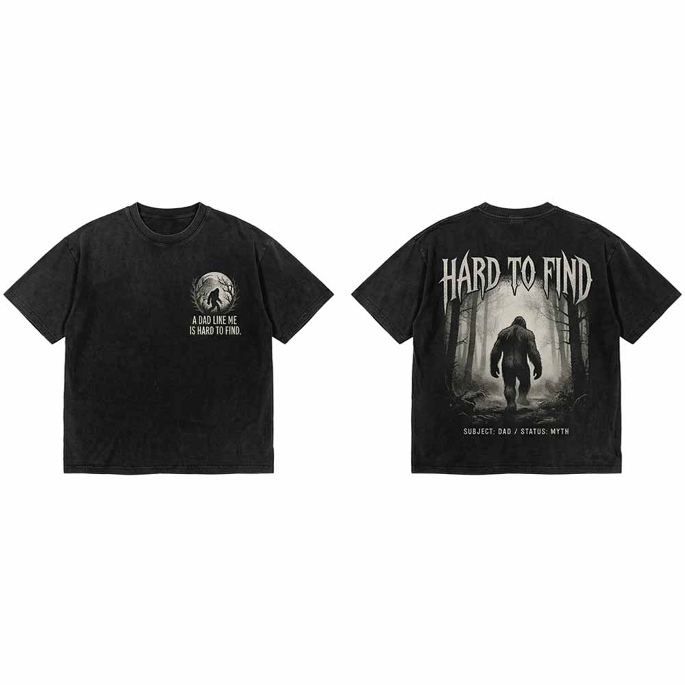 Cryptid Dad Hard to Find Bigfoot Vintage Washed T-shirt | Gthic.com