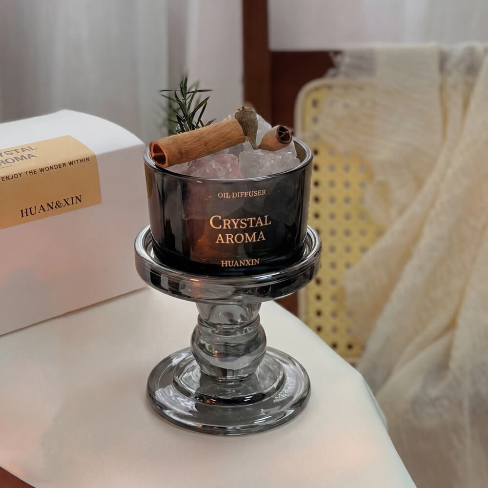 Crystal Stone Aromatherapy Cup Essential Oil Room Figurine