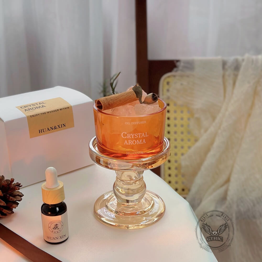Crystal Stone Aromatherapy Cup Essential Oil Room Figurine