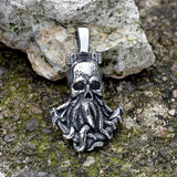 Cthulhu Octopus Stainless Steel Animal Pendant | Gthic.com