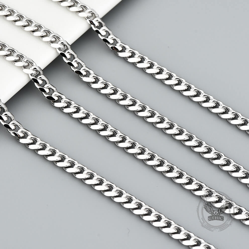 Cuban Link Sterling Silver Chain