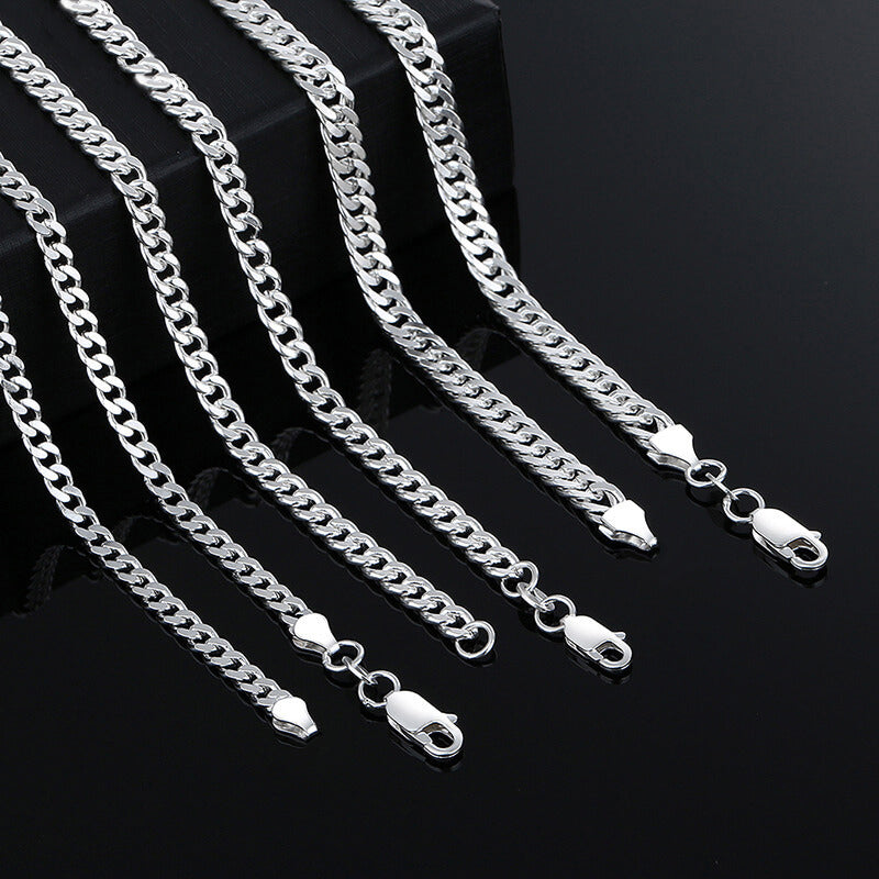 Cuban Link Sterling Silver Chain | Gthic.com