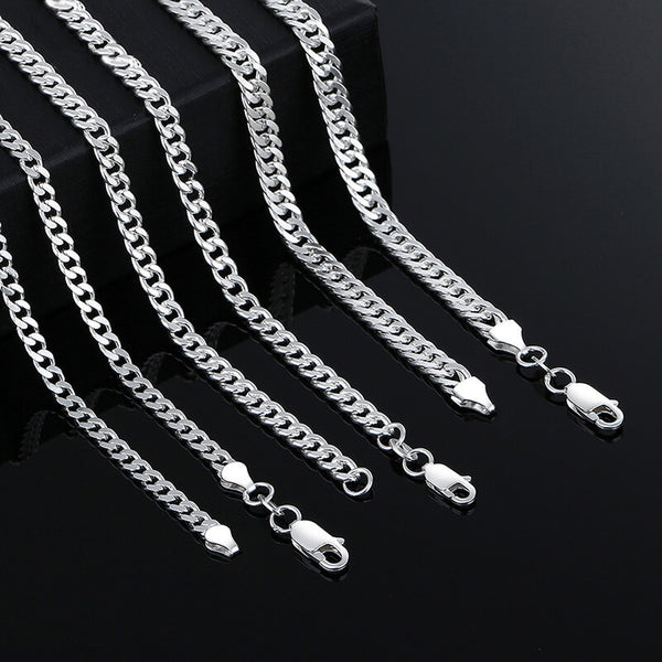 Cuban Link Sterling Silver Chain | Gthic.com