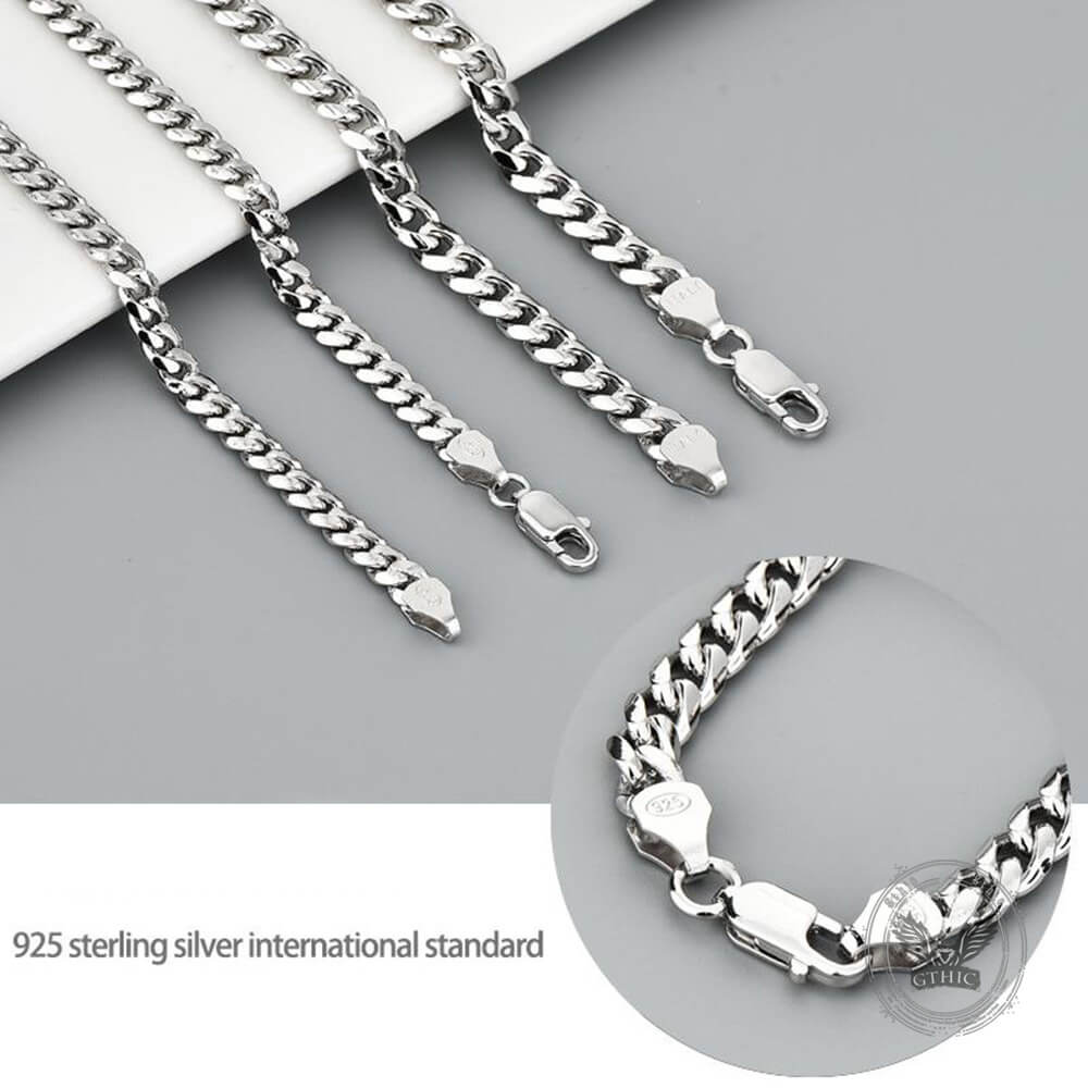 Cuban Link Sterling Silver Chain