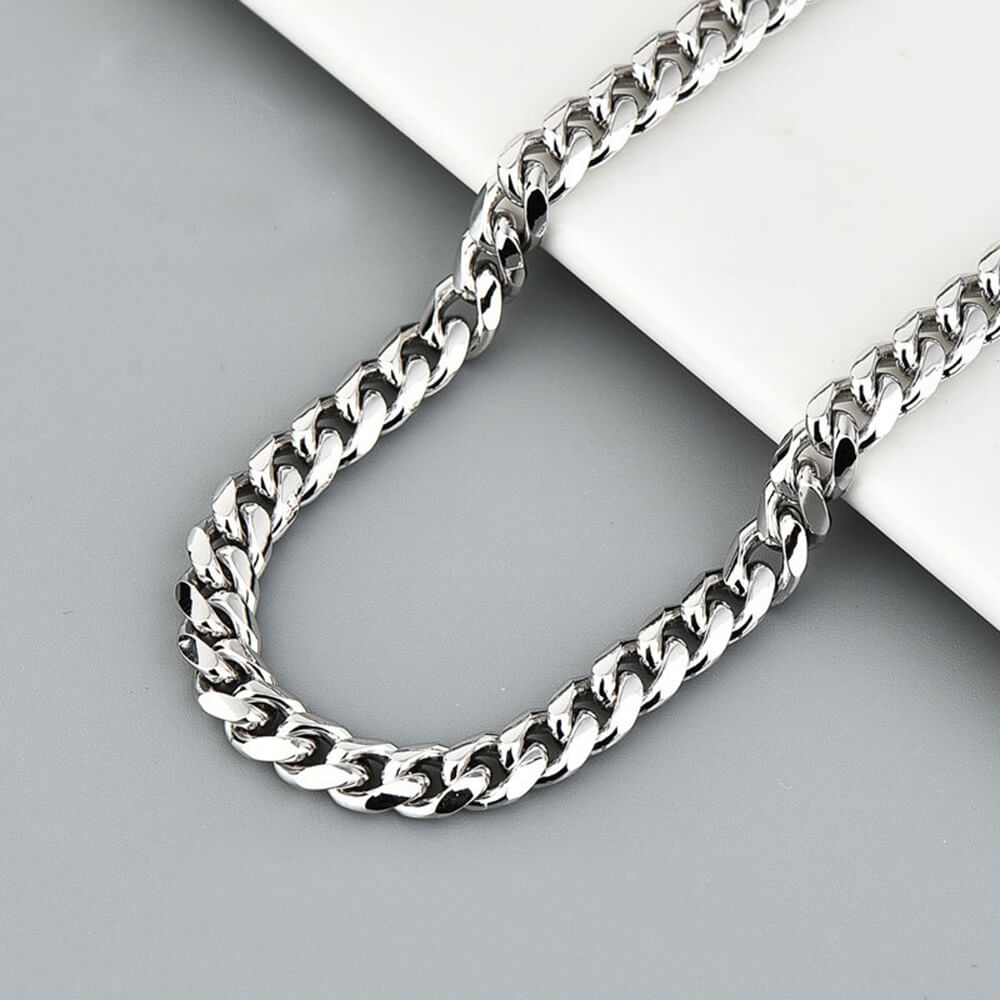 Cuban Link Sterling Silver Chain