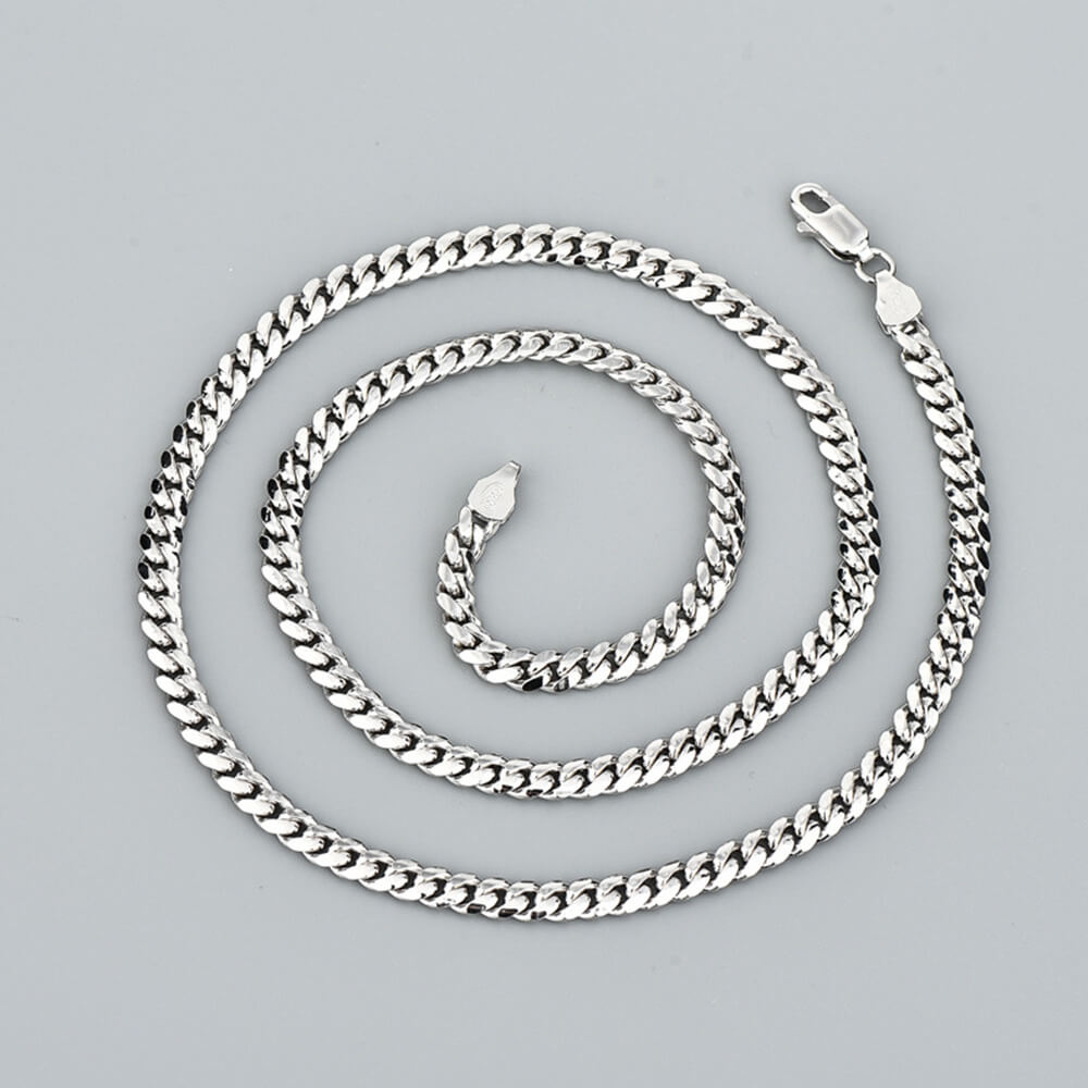 Cuban Link Sterling Silver Chain | Gthic.com