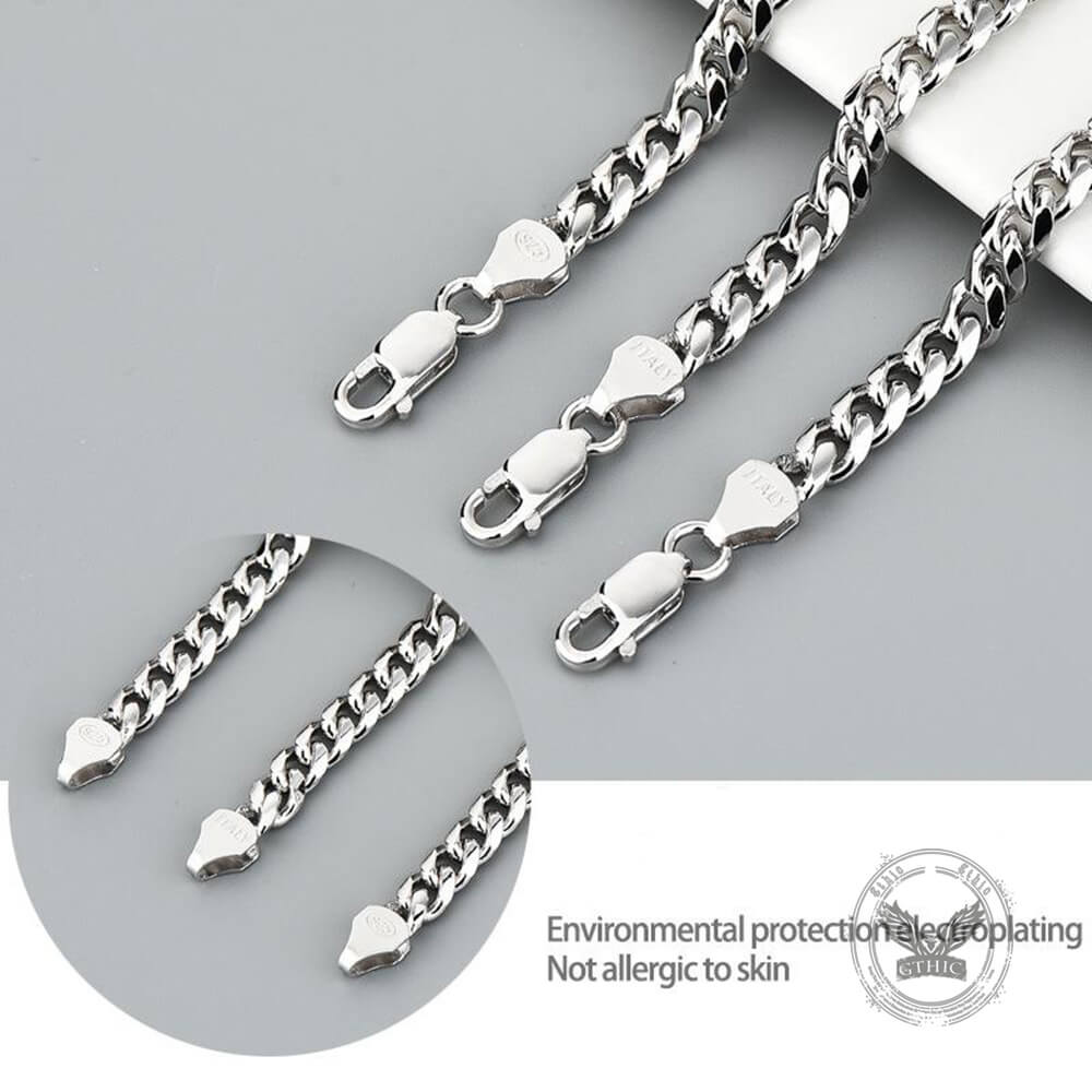 Cuban Link Sterling Silver Chain