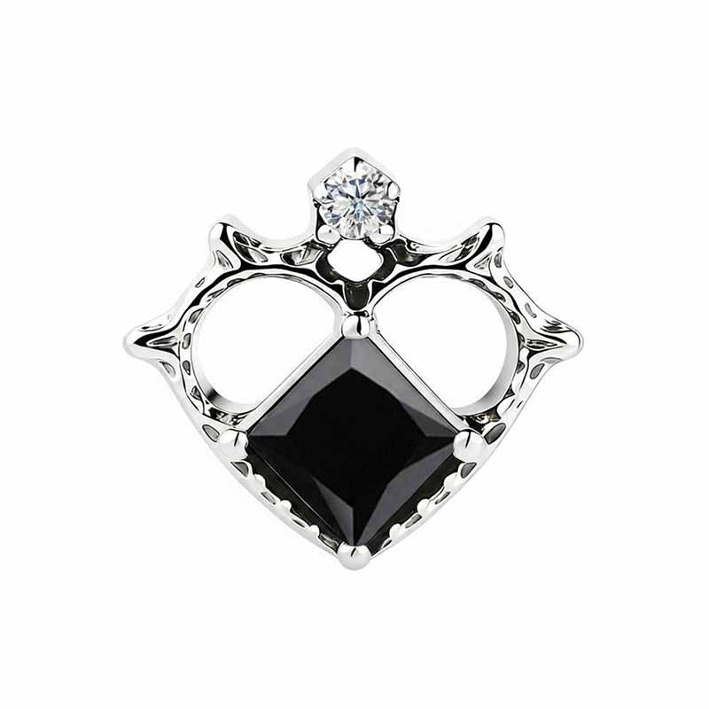 16G Crossbones Skull Titanium Piercing Lip Ring