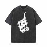 Curved Ferocious Snake T-shirt Vest Top | Gthic.com