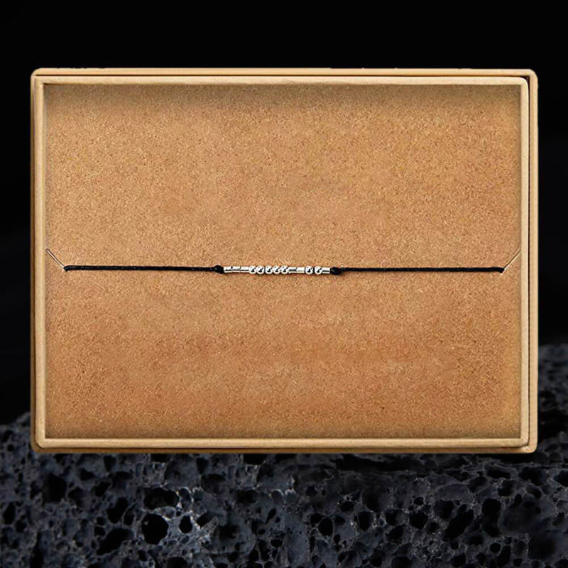 Ohana Morse Code Sterling Silver Bracelet – GTHIC