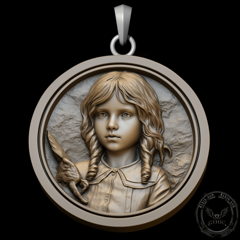 Custom Portrait Sterling Silver Pendant | Gthic.com