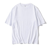 Camiseta de hombros caídos de algodón con estampado personalizado