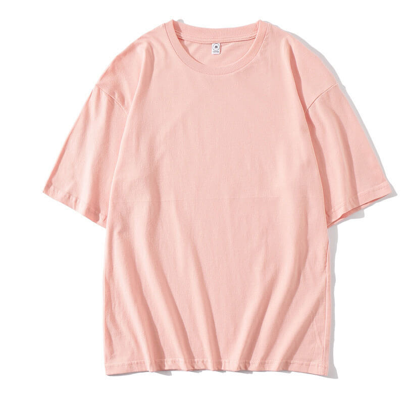 Custom Print Cotton Drop Shoulder T-shirt