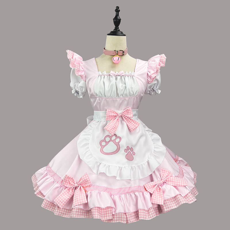 Cute Cat Paw Maid Lolita Dress