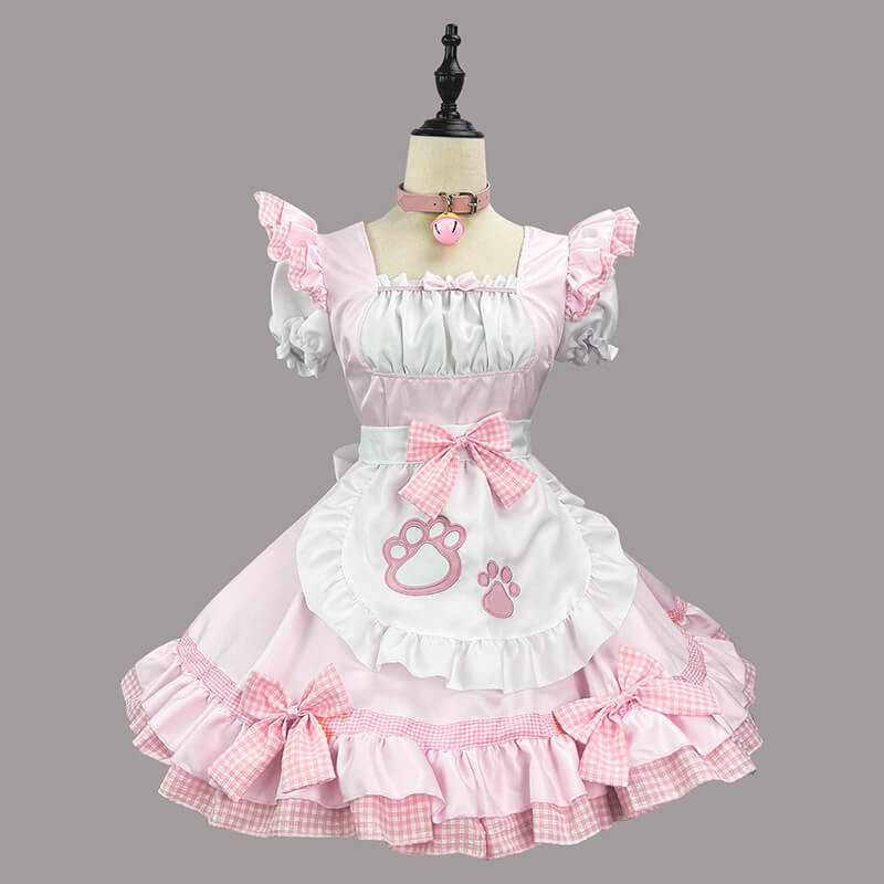 Cute Cat Paw Maid Lolita Dress GTHIC Cute Cat Paw Maid Lolita Dress GTHIC