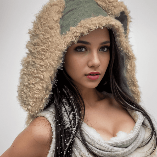 Cute Forest Warm Bunny Hat