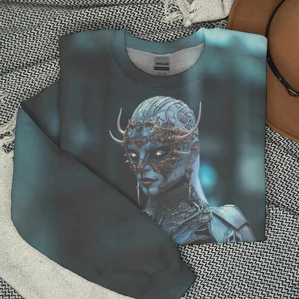 Cyberpunk Dark Soul Round Neck Sweatshirt