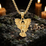 Vintage Archangel Saint Michael Stainless Steel Pendant