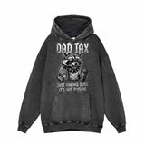 Dad Tax Unhinged Raccoon Vintage Washed Hoodie | Gthic.com