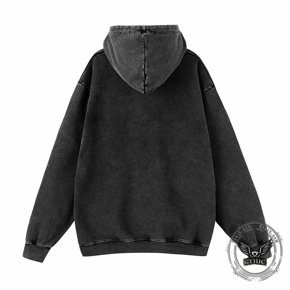 Dad Tax Unhinged Raccoon Vintage Washed Hoodie | Gthic.com