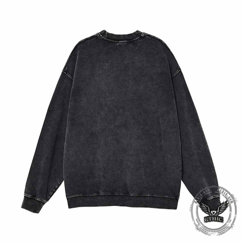 Dad Tax Unhinged Raccoon Vintage Washed Sweatshirt | Gthic.com