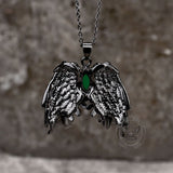 Dark Angel Wing Brass Gothic Pendant | Gthic.com