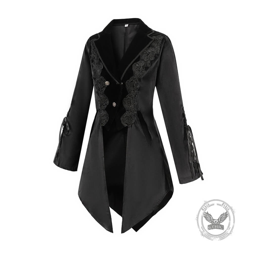 Dark Court Fitted Collared Tailcoat Costume
