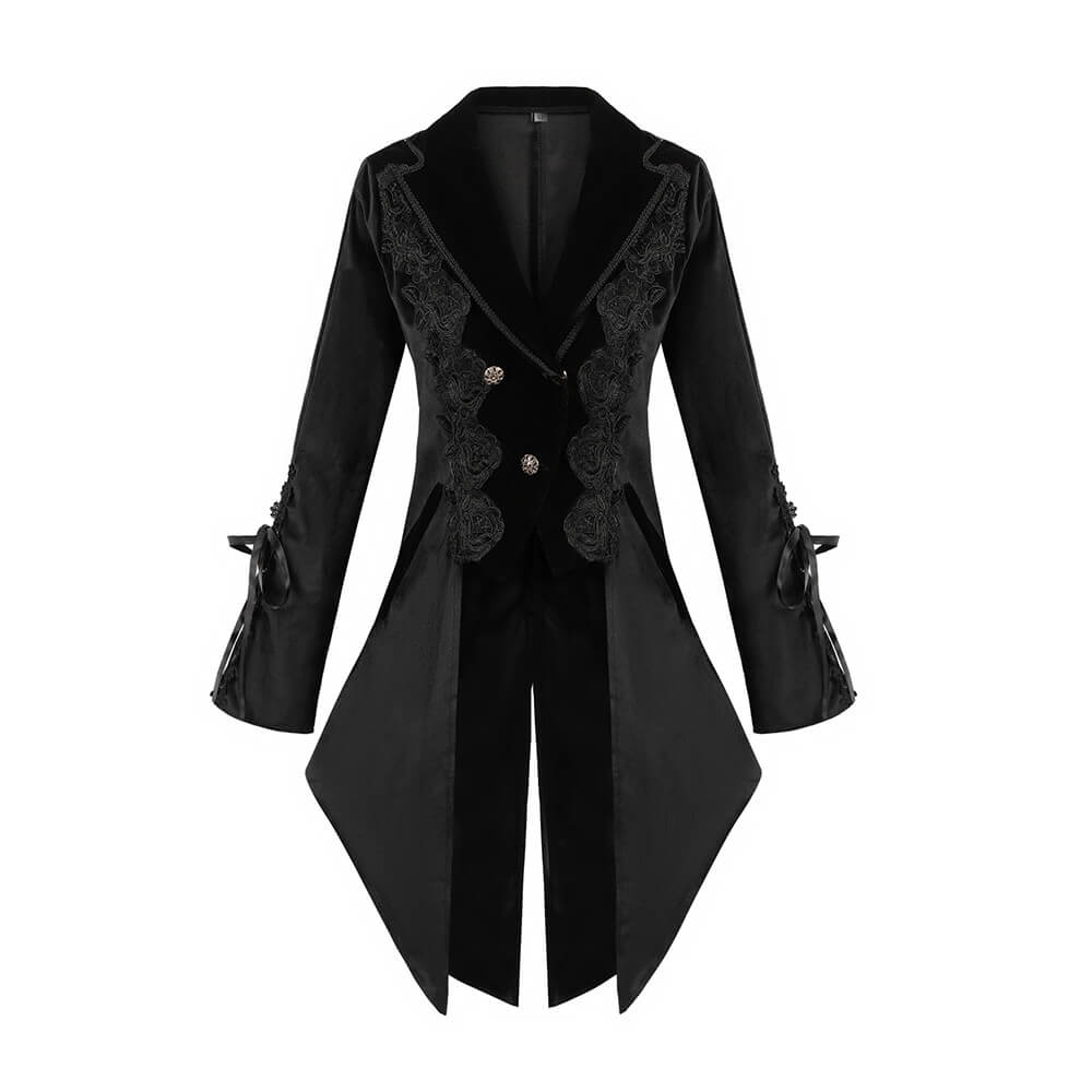 Dark Court Fitted Collared Tailcoat Costume